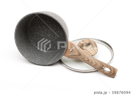 saucepan on the white background saucepan on the white background 39876094