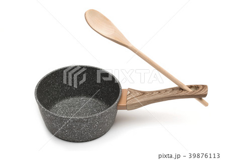 saucepan on the white background saucepan on the white background 39876113