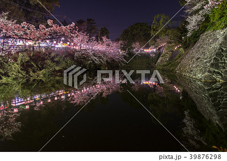 郡山城跡の夜桜 39876298