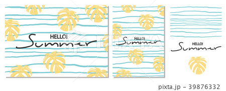 Set of background design for Summer. Set of background design for Summer. 39876332