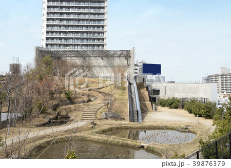 目黒川周辺を再現したおおはし里の杜（東京都目黒区） 39876379