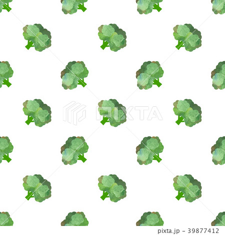 Seamless background watercolor organic vegetable 39877412