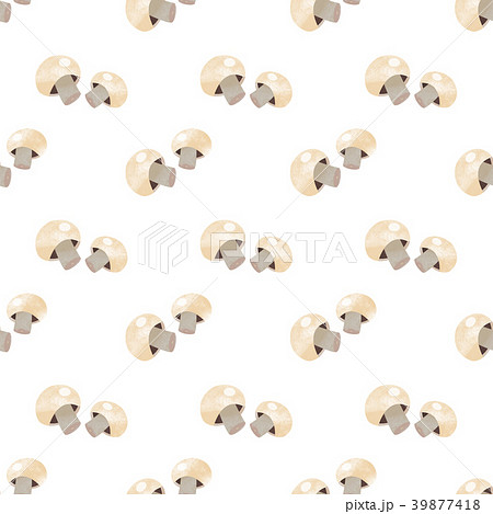 Seamless background watercolor organic vegetable 39877418