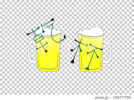 A toast with beer A toast with beer 39877790