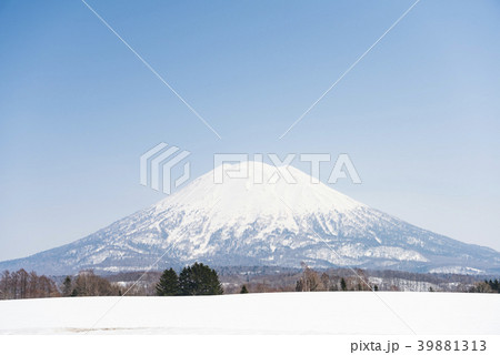 ニセコから見た羊蹄山 39881313