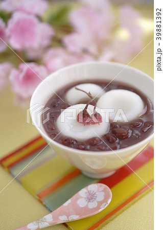 桜白玉ぜんざい 桜白玉ぜんざい 39881392