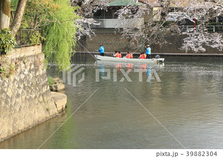 水門川・舟下り（岐阜県大垣市） 39882304