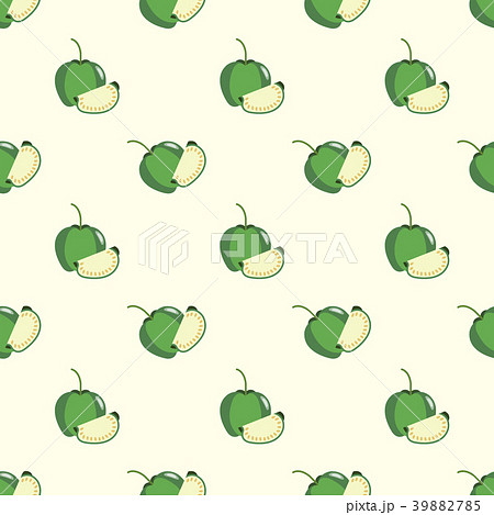 Seamless background tropical organic fruit Seamless background tropical organic fruit 39882785