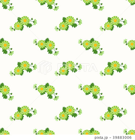 Seamless background botanic flower leaf plant Seamless background botanic flower leaf plant 39883006