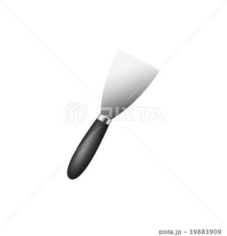 Metal spatula with black handle Metal spatula with black handle 39883909