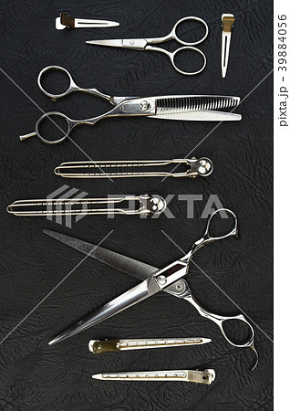 Set of professional hairdresser tools  39884056