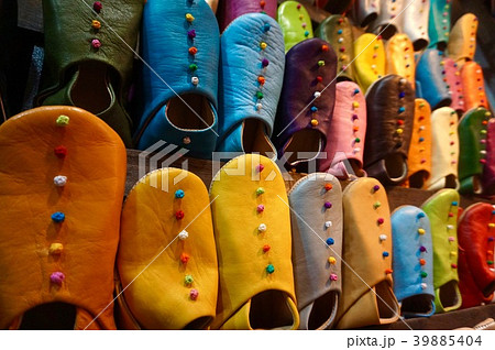 モロッコのスリッパ・バブーシュ モロッコのスリッパ・バブーシュ 39885404