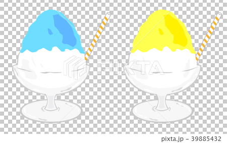 Shaved Ice Blue Hawaii Lemon 39885432