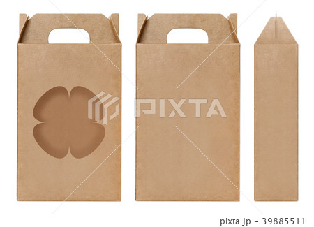box, packaging, box brown cut out window blank box box, packaging, box brown cut out window blank box 39885511