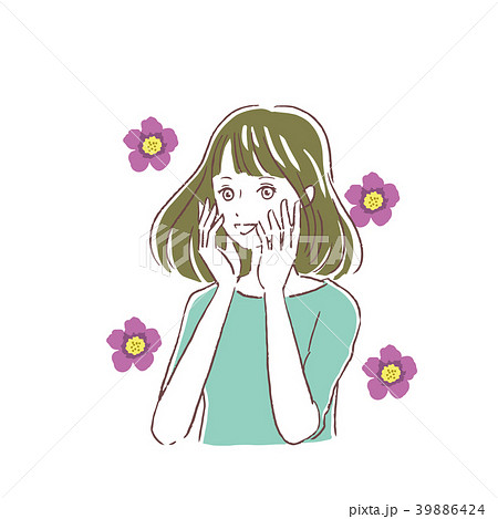 ビューティー 女性のイラスト ビューティー 女性のイラスト 39886424