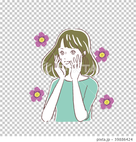 ビューティー 女性のイラスト ビューティー 女性のイラスト 39886424