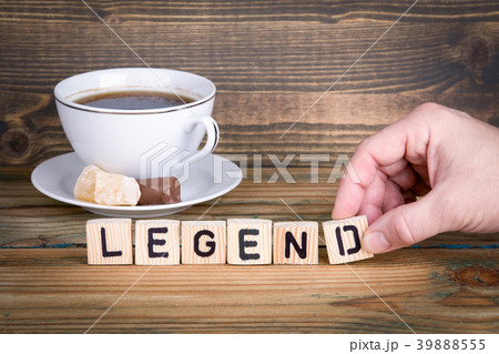 legend. Wooden letters on the office desk, informative and communication background legend. Wooden letters on the office desk, informative and communication background 39888555