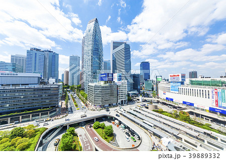 東京 新宿駅西口風景 東京 新宿駅西口風景 39889332