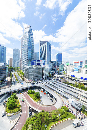 東京　新宿駅西口風景 39889335