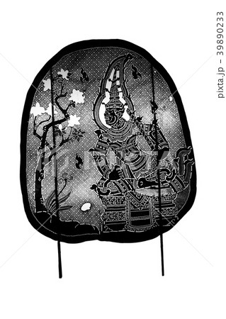 Thai ancient shadow play - Shadow puppet Thai ancient shadow play - Shadow puppet 39890233