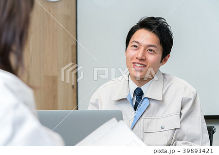 作業員　ビジネスマン 39893421