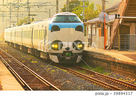 パンダくろしお号JR287 Panda face Express Train Kuroshio 68 39894317