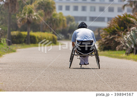 車椅子マラソンの練習4 39894567