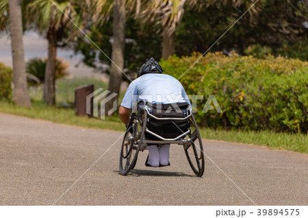 車椅子マラソンの練習12 39894575
