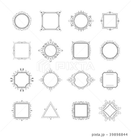 Set of luxury monogram 39898844