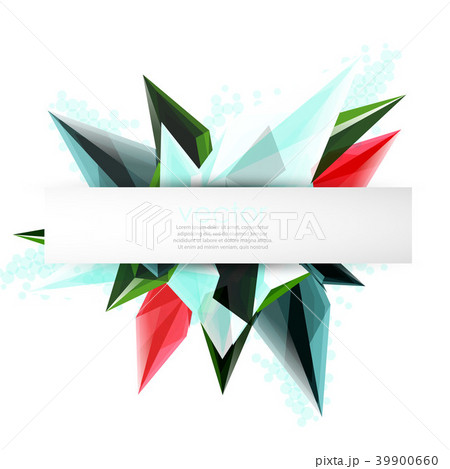 Colorful blooming crystals vector abstract Colorful blooming crystals vector abstract 39900660