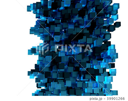 Abstact modern background with cubes. 3d rendering Abstact modern background with cubes. 3d rendering 39901266