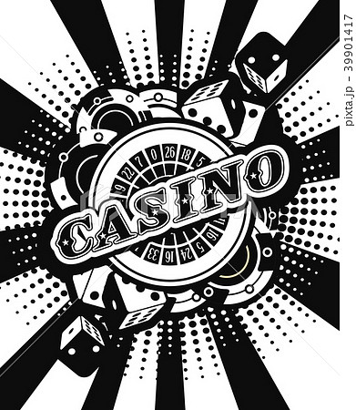 Casino background poster print 39901417