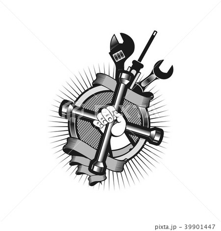 repair of motor vehicles logo 39901447