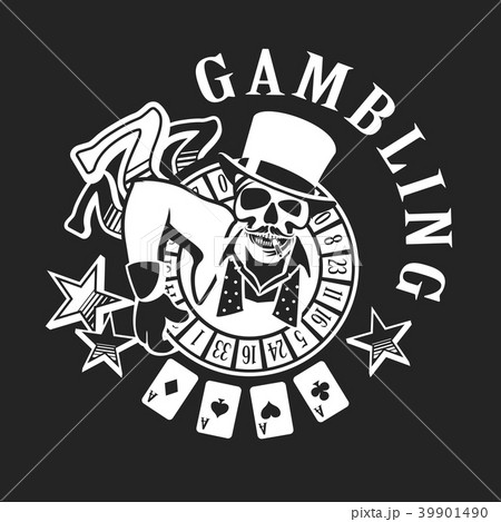 casino logo on a white backgroundのイラスト素材 [39901490] - PIXTA