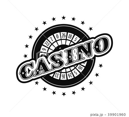 casino logo on a white backgroundのイラスト素材 [39901960] - PIXTA