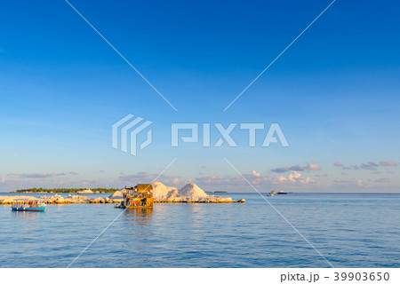 モルディブマレの港風景 39903650