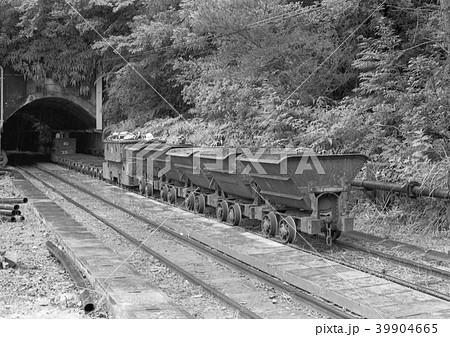 昔の鉱山軌道 紀州鉄道のトロッコ 昔の鉱山軌道 紀州鉄道のトロッコ 39904665