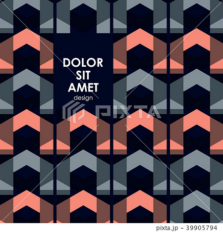 Vector background of hexagons and triangle forming 39905794