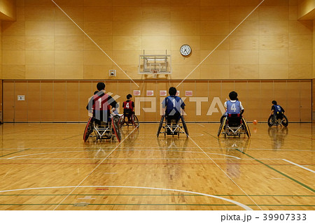車椅子バスケットボール 車椅子バスケットボール 39907333