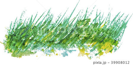 watercolor background with vintage linear grass pa 39908012