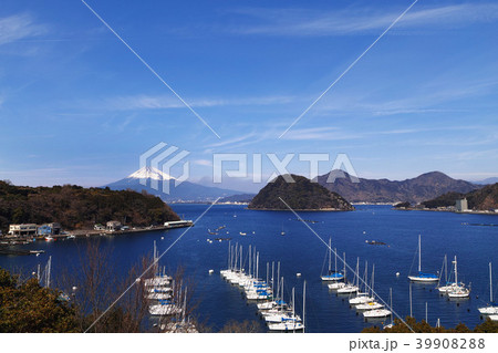 【国史跡】長浜城跡からみる内浦湾・富士山（伊豆国） 39908288