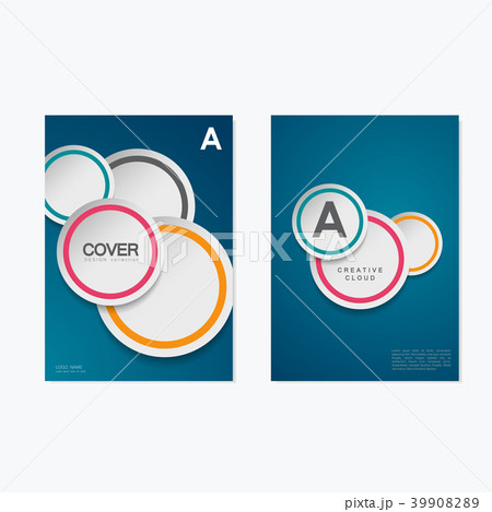 Colourful brochure design template 39908289