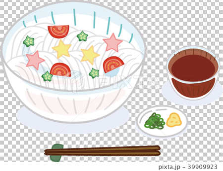 Tanabata Somen的插圖素材 Tanabata Somen的插圖素材 39909923