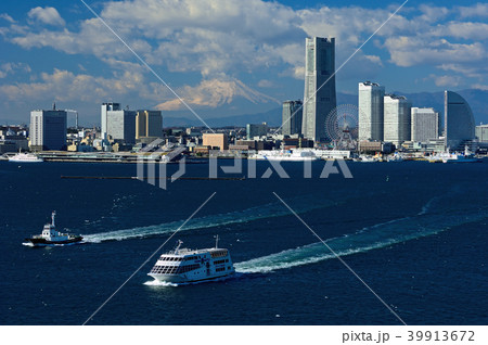 神奈川県横浜市　スカイウォーク（閉鎖）　横浜港 39913672