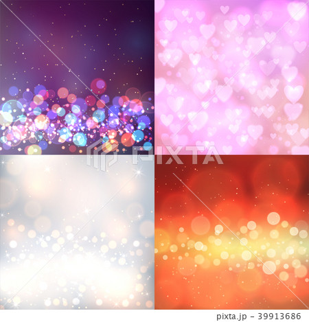 Creative bokeh vector abstract trendy texture 39913686