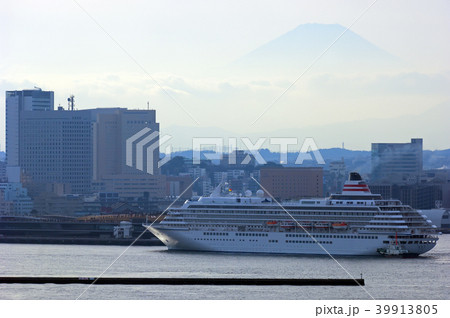 神奈川県横浜市 飛鳥Ⅱ 初入港6 神奈川県横浜市 飛鳥Ⅱ 初入港6 39913805