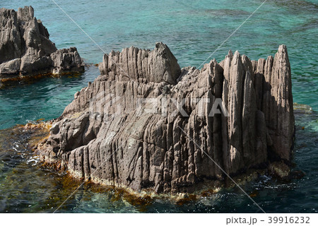 北海道せたな町大成区長磯海岸の奇岩の風景を撮影 北海道せたな町大成区長磯海岸の奇岩の風景を撮影 39916232