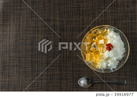 台湾スイーツ　オーギョーチ　Awkeotsung Jelly Taiwan cold sweets 39916977