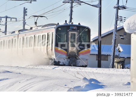 冬の信越本線(新潟県) 冬の信越本線(新潟県) 39921477
