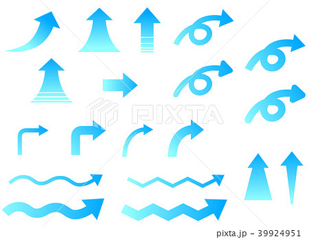 矢印セットのイラスト素材 39924951 Pixta